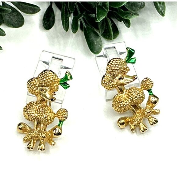 Vintage Gold-Tone Scatter Pins Poodle - Picture 3 of 6